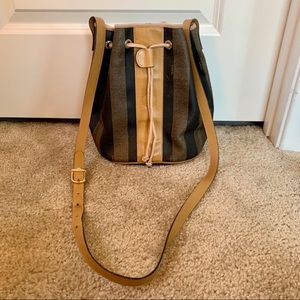 Authentic Vintage Fendi Bucket crossbody bag